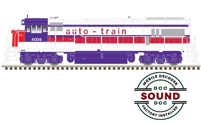 ATLAS N Scale 40005933 | GE U33/36B | Auto Train #4000 | ESU Sound