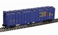 ATLAS N Scale 50005817 | 4180 Airslide Covered Hopper | Golden West Service #513034