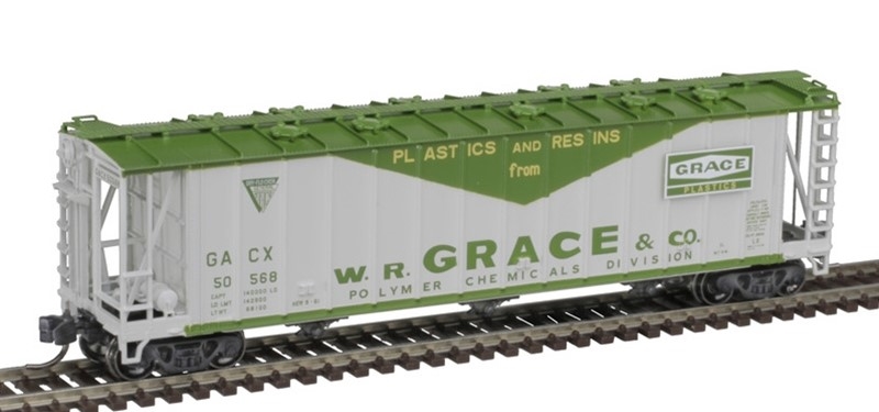 ATLAS N Scale 50006344 | GA 3500 Dry-Flo Covered Hopper | Grace (GACX) #50304