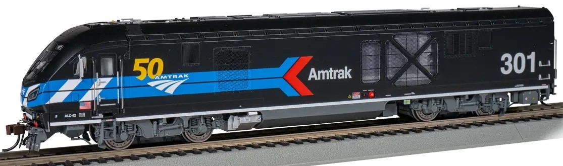 Bachmann HO Scale 68303 | ALC-42 Charger | Amtrak #301 (Day One / 50th) W/ Sound