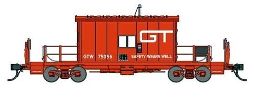 BLUFORD SHOPS N Scale 24410 | GTW Transfer Caboose #75056