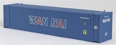 CON-COR N Scale 44105 | Wan Hai Hi-Cube 45' Container (2pk) Set#1