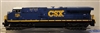 Kato N Scale 1768915 | GE ES44AC | CSX #800 w/ Digitrax Decoder (DCC)