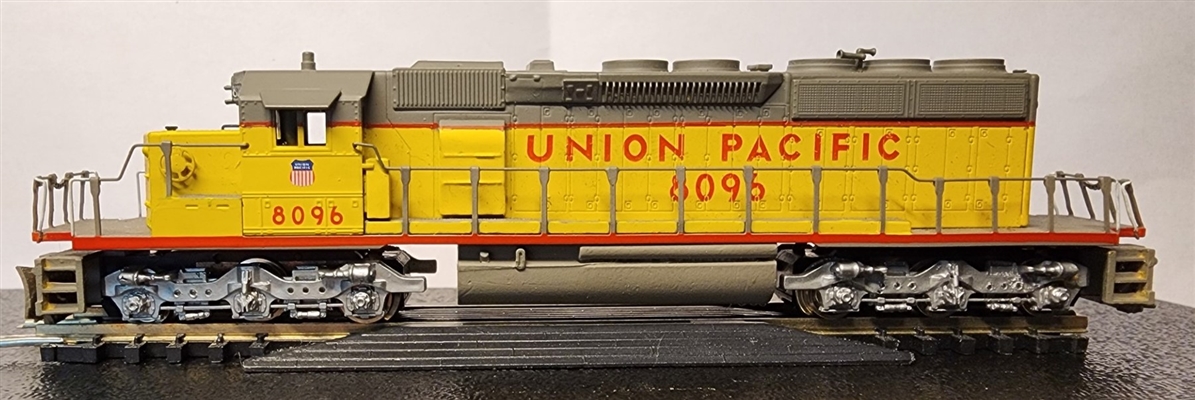 Key Model Trains N-scale | EMD SD40-2 (Med. Nose) Brass Locomotive | Union Pacific #8096