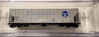 NSC / MTL N Scale | 3 Bay Covered Hoppers | Pillsbury  (3 Car Set)