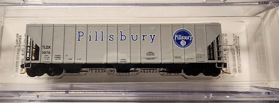 NSC / MTL N Scale | 3 Bay Covered Hoppers | Pillsbury  (3 Car Set)