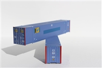 JTC N Scale 535040 | EMP (Ex - Pacer) 53' High Cube 6-42-6 Corrugated Containers with Magnetic System