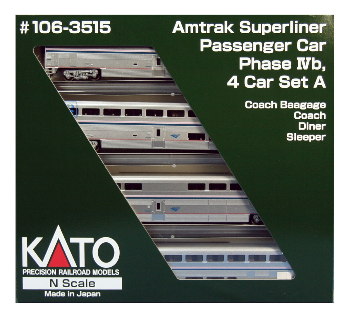 amtrak superliner n scale