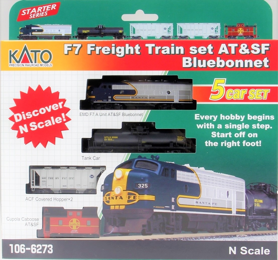 kato f7 freight train set