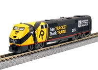 KATO N Scale 1766039 | GE P42 "Genesis" | Amtrak (Operation Lifesaver) #203