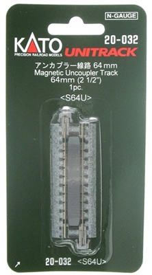 Kato N Scale Unitrack 20032 | 64mm (2 1/2") Uncoupler Track