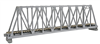 KATO N Scale Unitrack 20433 | 248mm (9 3/4") Single Track Truss Bridge, Silver