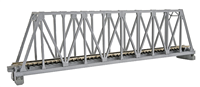 KATO N Scale Unitrack 20433 | 248mm (9 3/4") Single Track Truss Bridge, Silver