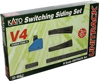 KATO N Scale Unitrack 20863 | V4 Switching Siding Set