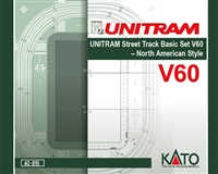 KATO N Scale Unitram 40810 | V60 UNITRAM North American Style Oval Track Set