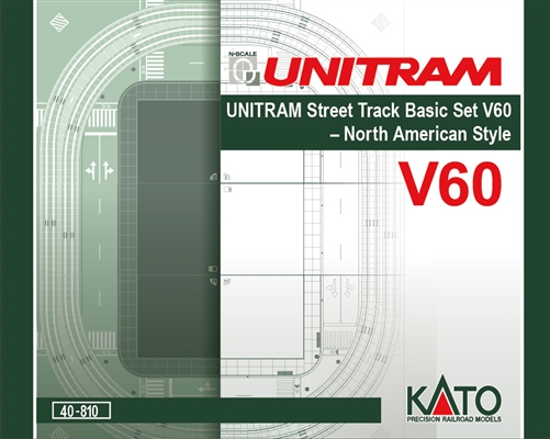 KATO N Scale Unitram 40810 | V60 UNITRAM North American Style Oval Track Set