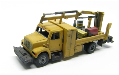 SHOWCASE MINIATURES N Scale #49 |"I" Type MOW w/Material Handling Crane