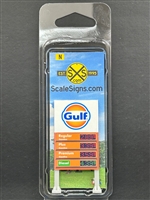 SCALESIGNS N Scale GULV16N |  Gulf Station Sign