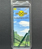 SCALESIGNS N Scale N1001 |  Green Pole