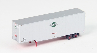 TRAINWORX N Scale 40306-07 | 40' Drop Frame Trailer - Illinois Central #208705