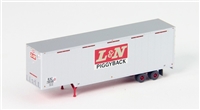 TRAINWORX N Scale 40309-08 | 40' Drop Frame Trailer - L&N #206614