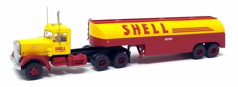 TRAINWORX N Scale 55118 | Peterbuilt 350 Tanker (Shell)