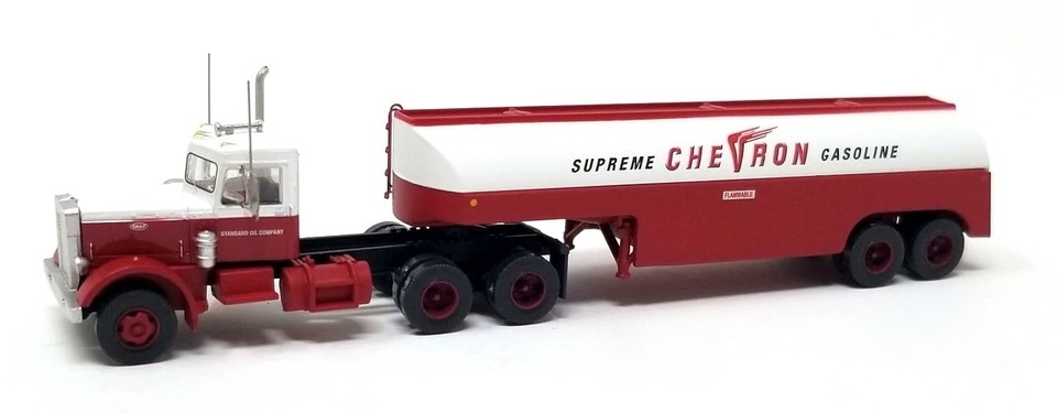 TRAINWORX N Scale 55120 | Peterbuilt 350 Tanker (Chevron)